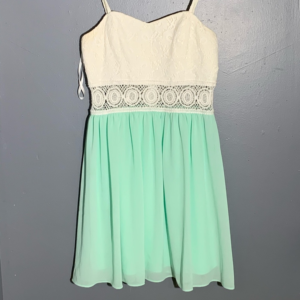mint green spring dress